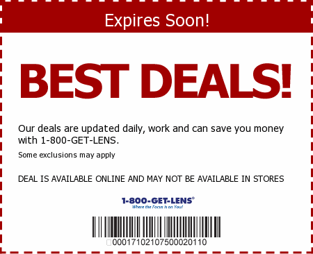 1800GetLens Promo Code