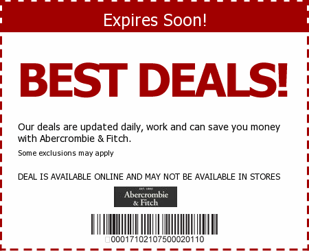 Abercrombie and Fitch Promo Code