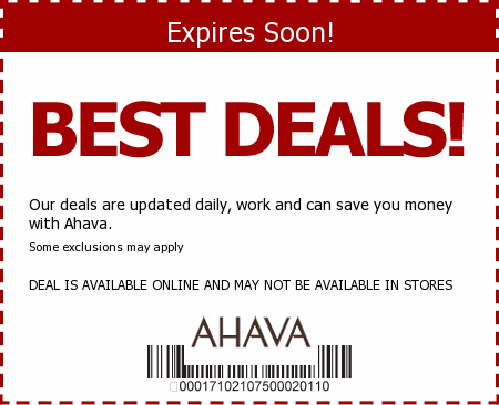 Ahava Promo Code