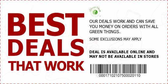 All Green Things Coupons