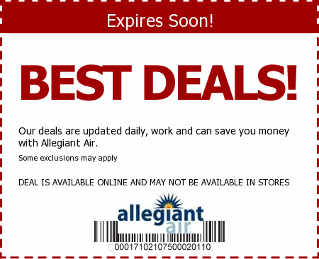 Allegiant Air Discounts