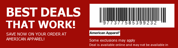 American Apparel Coupon