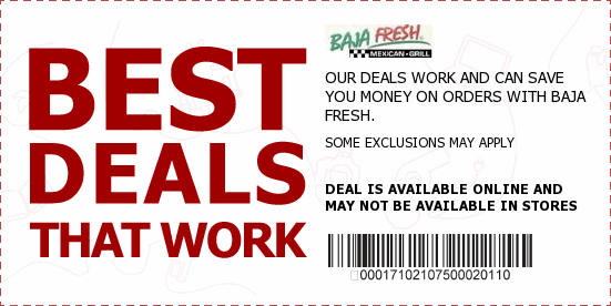 Baja Fresh Coupons