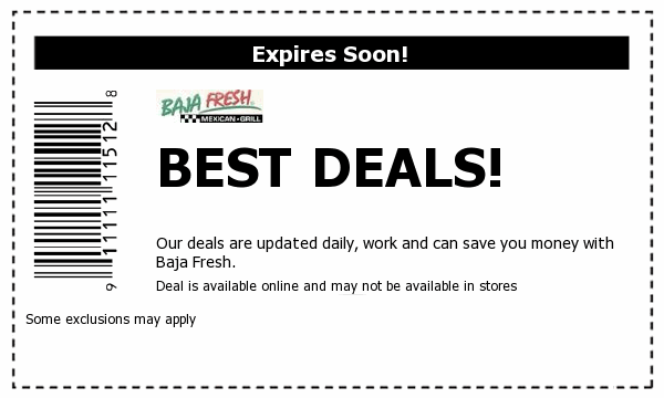 Baja Fresh Deals
