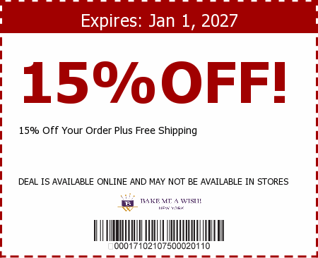 Bake Me A Wish Promo Code