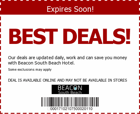 Beacon Hotel Promo Code