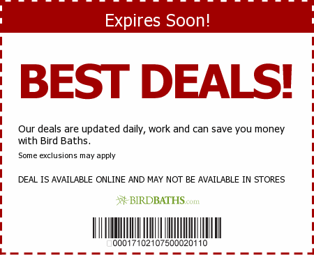 BirdBaths.com Promo Code