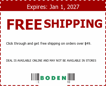 Boden Promo Code