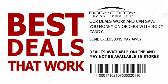 Body Candy Coupons