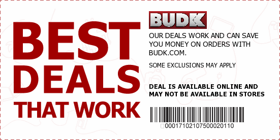 BUDK Coupons