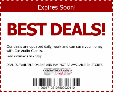 Car Audio Giants Promo Code