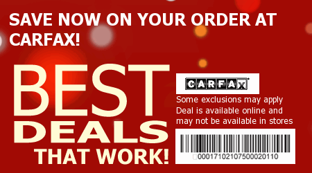 CarFax Coupon Code