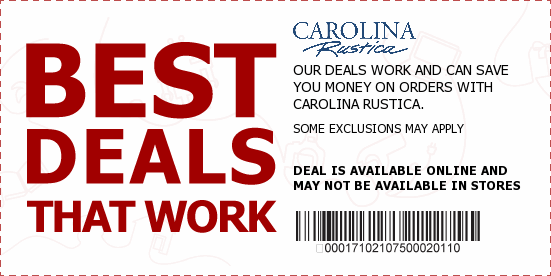 Carolina Rustica Coupons
