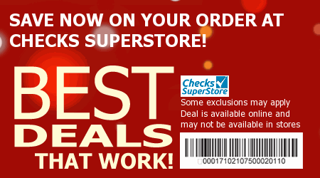 Checks SuperStore Coupon Code