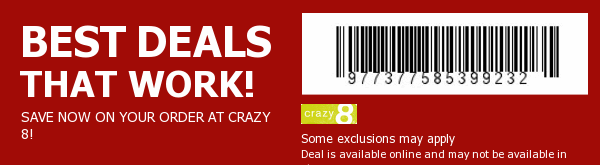 Crazy 8 Coupon
