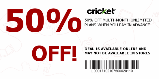 Cricket Coupons