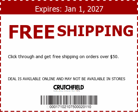 Crutchfield Promo Code