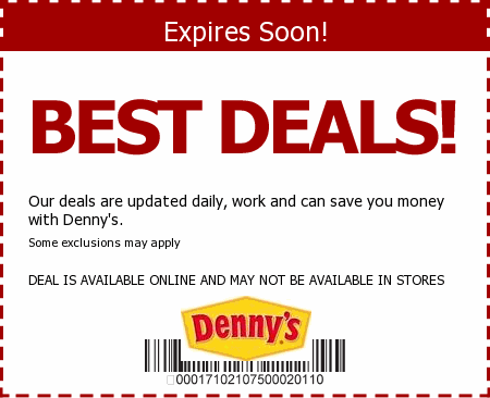 Denny's Promo Code