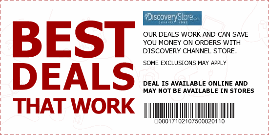Discovery Channel Store Coupons