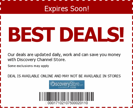 Discovery Channel Store Promo Code