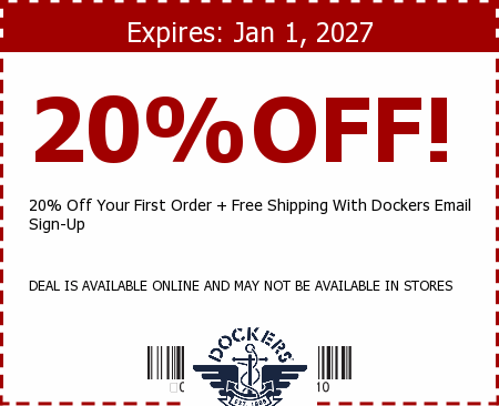 Dockers Promo Code