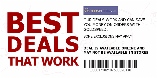 Goldspeed Coupons