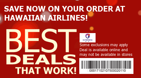 Hawaiian Airlines Coupon Code