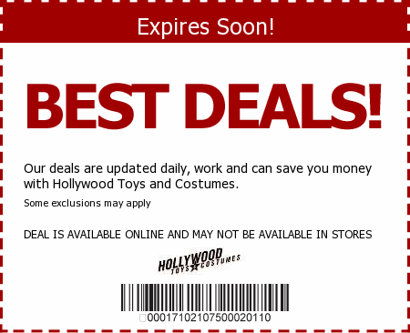 Hollywood Toys and Costumes Promo Code