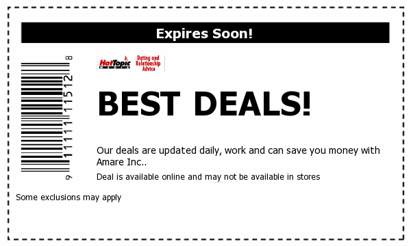 Hot Topic Media Dating and Relationship Advice Deals