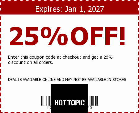 Hot Topic Promo Code
