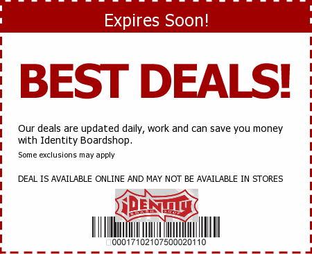 Identity Boardshop Promo Code