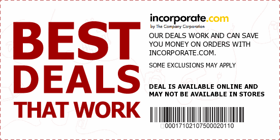 The Company Corporation Coupons