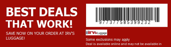 Irvs Luggage Coupon