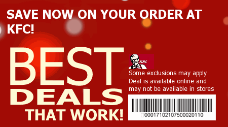 KFC Coupon Code