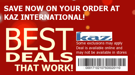 Kaz International Coupon Code