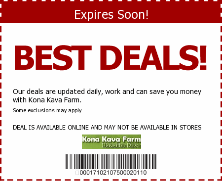 Kona Kava Farm Promo Code