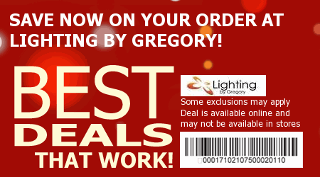 Lighting by Gregory Coupon Code