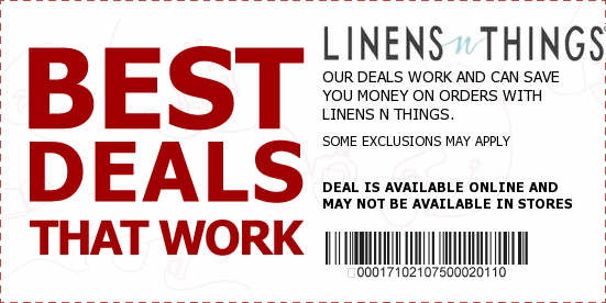 Jason Blog Coupons For Linens N Things