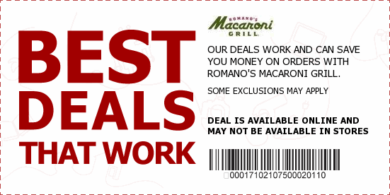 Macaroni Grill Coupons