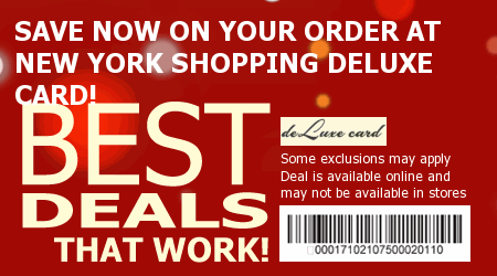 New York Shopping deLuxe Card Coupon Code