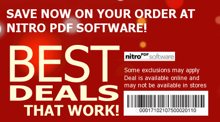 Nitro PDF Software Coupon Code
