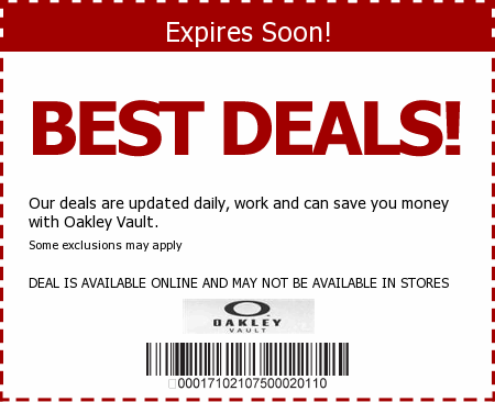 Oakley Vault Promo Code