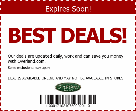 Overland.com Promo Code