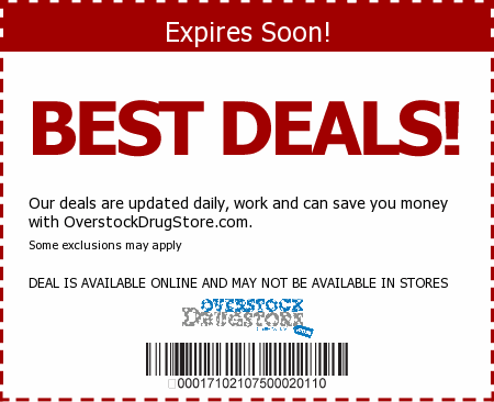 Overstock Drugstore Promo Code