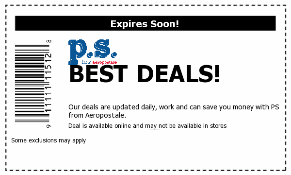 PS from Aeropostale Deals