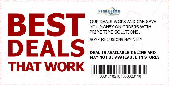 Prime Time Solutions Coupons