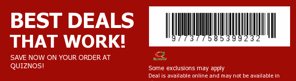 Quiznos Coupon