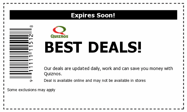 Quiznos Deals