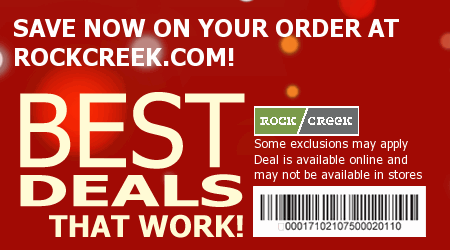 Rock Creek Coupon Code