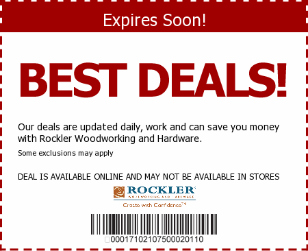 Rockler coupon code